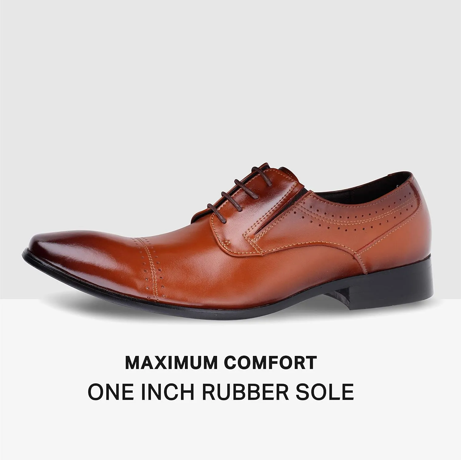 Mens Oxford Shoes Formal Leather Mens Dress Shoes - Men Wedding Shoes in A Bag