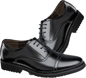 Men's Oxfords Classic Dress Lace Up Shoes Leather Business Casual Wedding Formal Derby Shoes