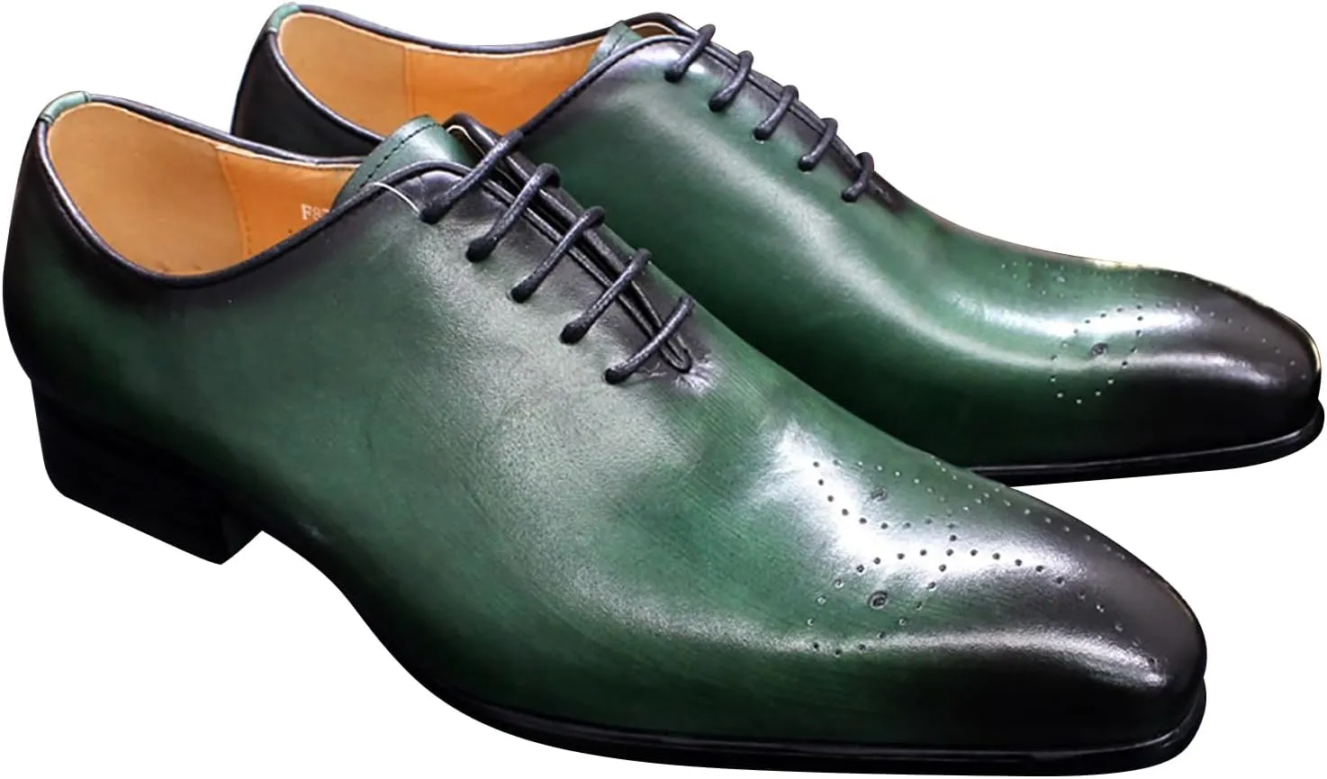 Mens Oxfords Formal Dress Genuine Leather Handmade Derby Casual Brogues Oxfords Tuxedo Fashion Walking Shoes for Men