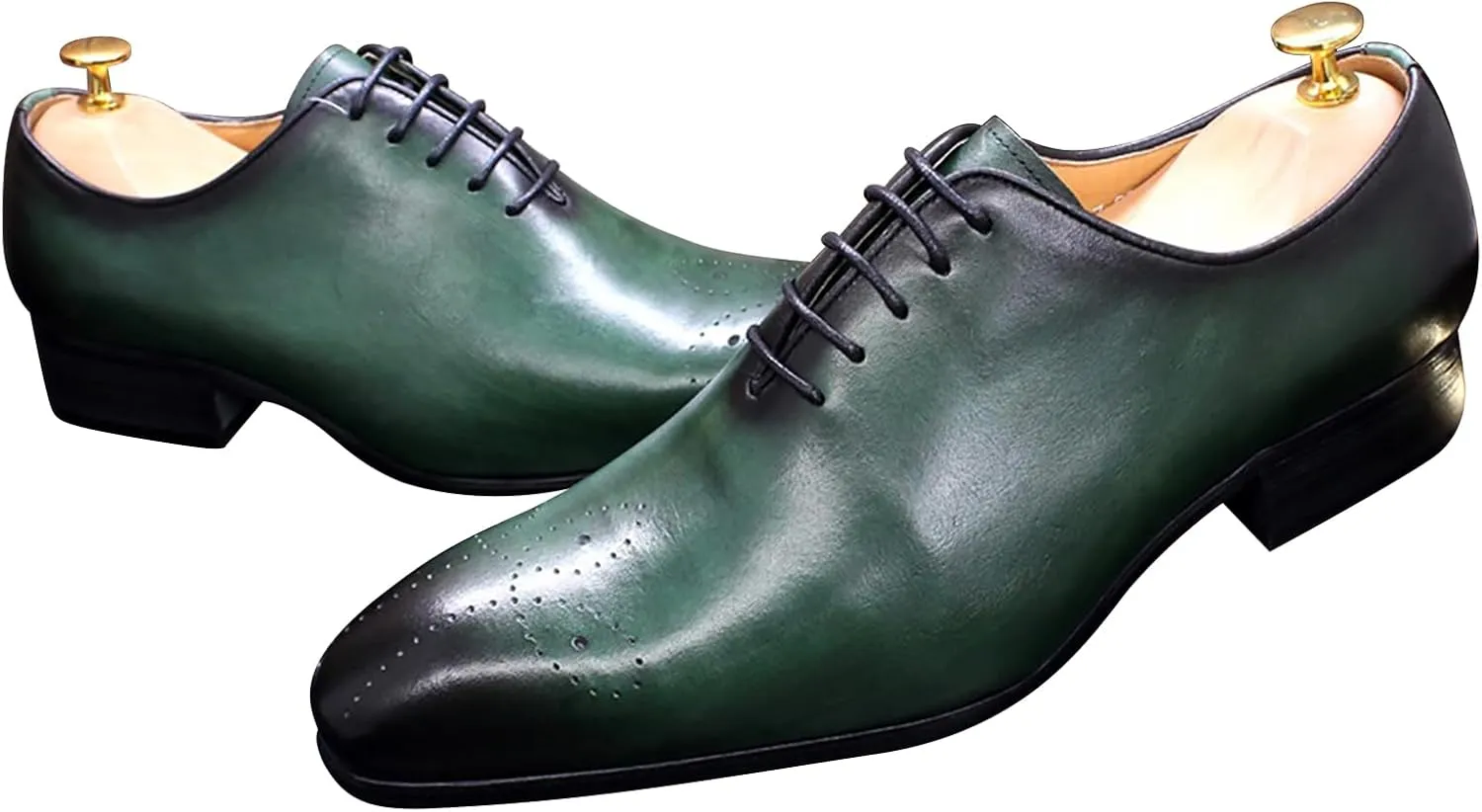 Mens Oxfords Formal Dress Genuine Leather Handmade Derby Casual Brogues Oxfords Tuxedo Fashion Walking Shoes for Men