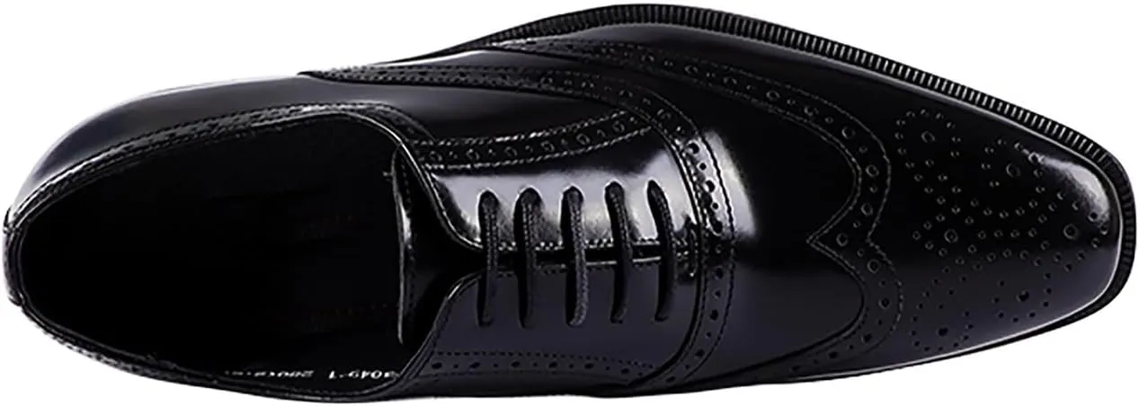 Men's Oxfords Formal Dress Shoes Genuine Leather Wingtips Brogues Derby Business Casual Fashion Walking Shoes for Men