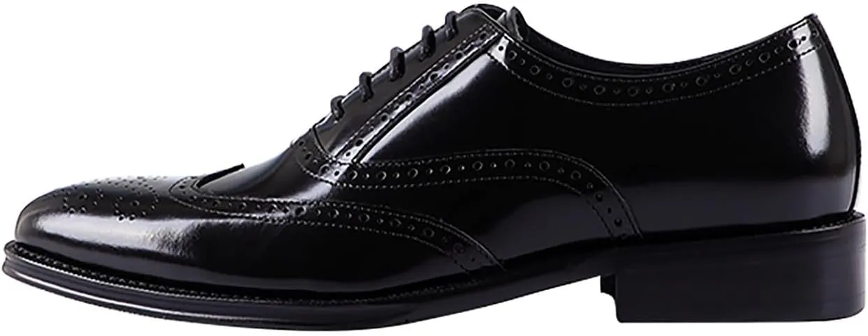 Men's Oxfords Formal Dress Shoes Genuine Leather Wingtips Brogues Derby Business Casual Fashion Walking Shoes for Men