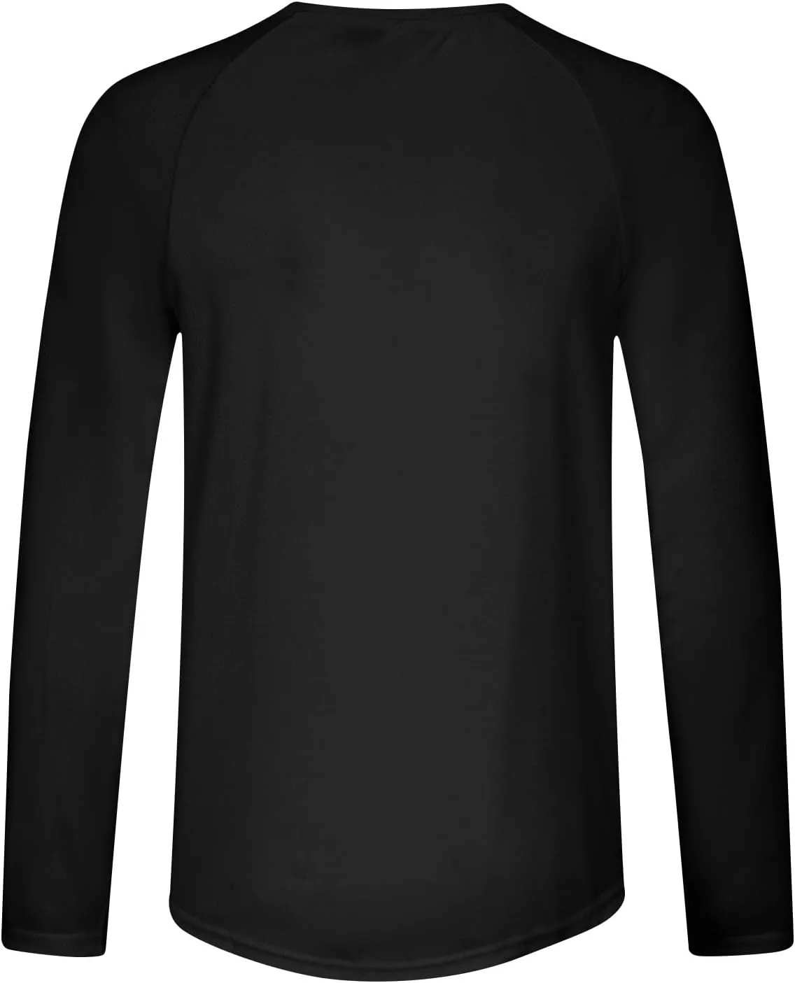 Mens Plus Size Wrinkle Free Tops Long Sleeve Crew Neck T-shirts Summer Solid Color Tees Lightweight Comfy Sweatshirt