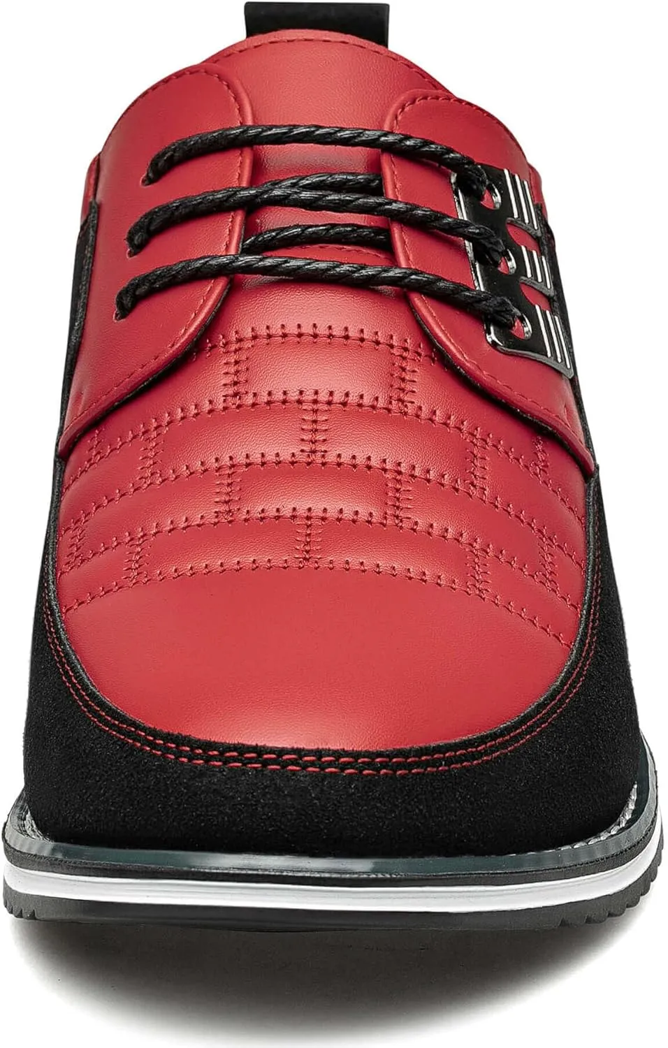 Men's Premium Leather Dress Shoes Comfort Business Casual Oxford Shoes Fashion Dress Sneakers Soft Loafers Derby Shoe for Office Working Walking Driving