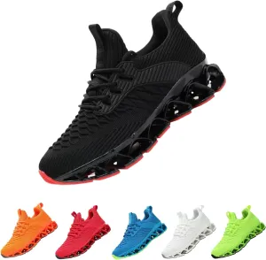 Mens Slip-ins Running Shoes Blade Tennis Walking Sneakers Comfortable Fashion Non Slip Work Sport Shoes Gym Trainers