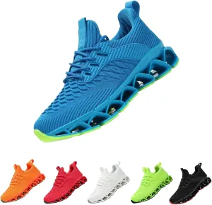 Mens Slip-ins Running Shoes Blade Tennis Walking Sneakers Comfortable Fashion Non Slip Work Sport Shoes Gym Trainers