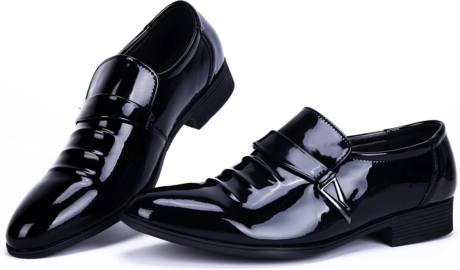Mens Tuxedo Shoes Patent Leather Formal Business Oxford Dress Shoes