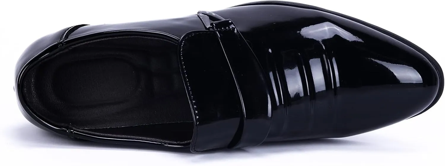 Mens Tuxedo Shoes Patent Leather Formal Business Oxford Dress Shoes
