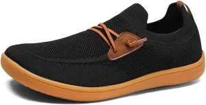 Men's Wide Toe Mesh Barefoot Shoes,Slip-ons,Minimalist, Breathable, Anti-Skid, Flat, Plus Big Sizes