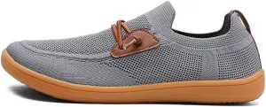 Men's Wide Toe Mesh Barefoot Shoes,Slip-ons,Minimalist, Breathable, Anti-Skid, Flat, Plus Big Sizes