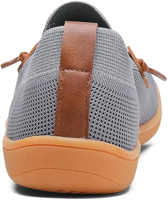 Men's Wide Toe Mesh Barefoot Shoes,Slip-ons,Minimalist, Breathable, Anti-Skid, Flat, Plus Big Sizes