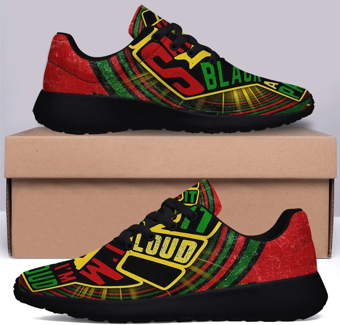 Mens Womens Juneteenth 1865 Shoes,Juneteenth Freedom Athletic Running Tennis Sneakers Casual Black History Shoes