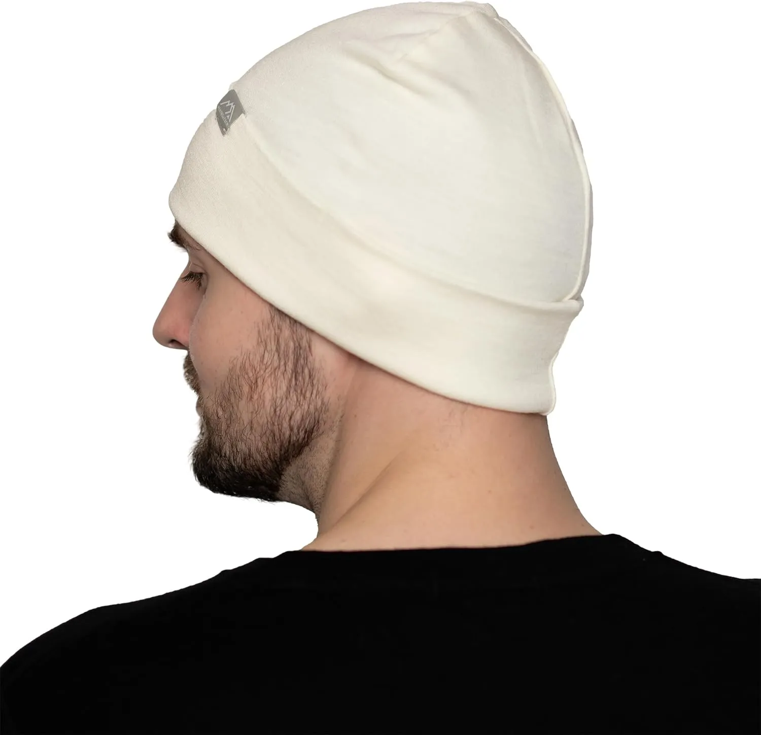 Merino Wool Beanie Men and Women – Cuff Merino Wool Hats for Men and Women - Unisex Adult Beanie Hat and Socks