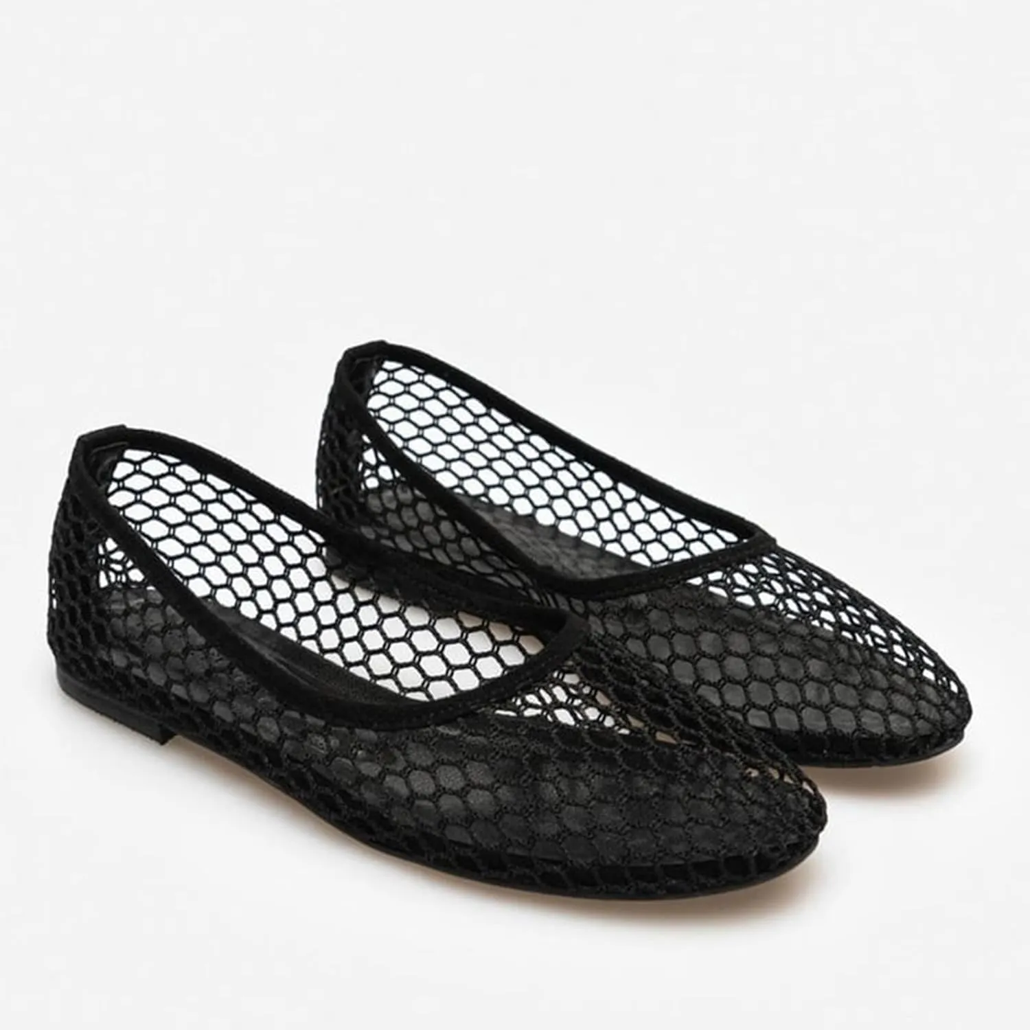 Mesh Ballet Flats for Women Breathable and Comfortable Round Toe Shoes - Avant-Garde Casual & Elegant Design
