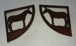 Metal - Shelf bracket with mule