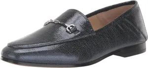 Metallic Edelman Vamp Classic Denim Toe Slip Almond Shipping guarantee Loraine Impeccable Loafers On Sam