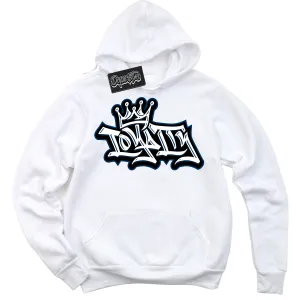 Midnight Navy 1s Sneaker Hoodie Loyalty Crown Graphic