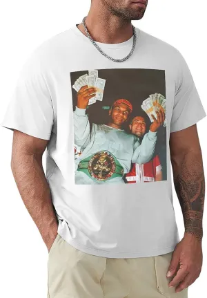 Mike Boxer Tyson Men's T Shirt Cotton Short Sleeve Crew Neck Shirts Classic Graphic Tee T-Shirts