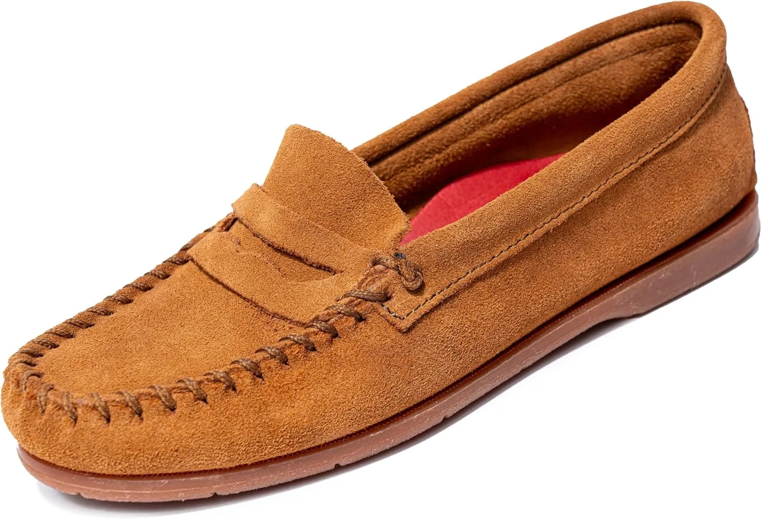 Minnetonka Mellony Penny – Women's Penny Loafer Design, Water and Stain Resistant, Genuine Suede, and Lightweight Sole