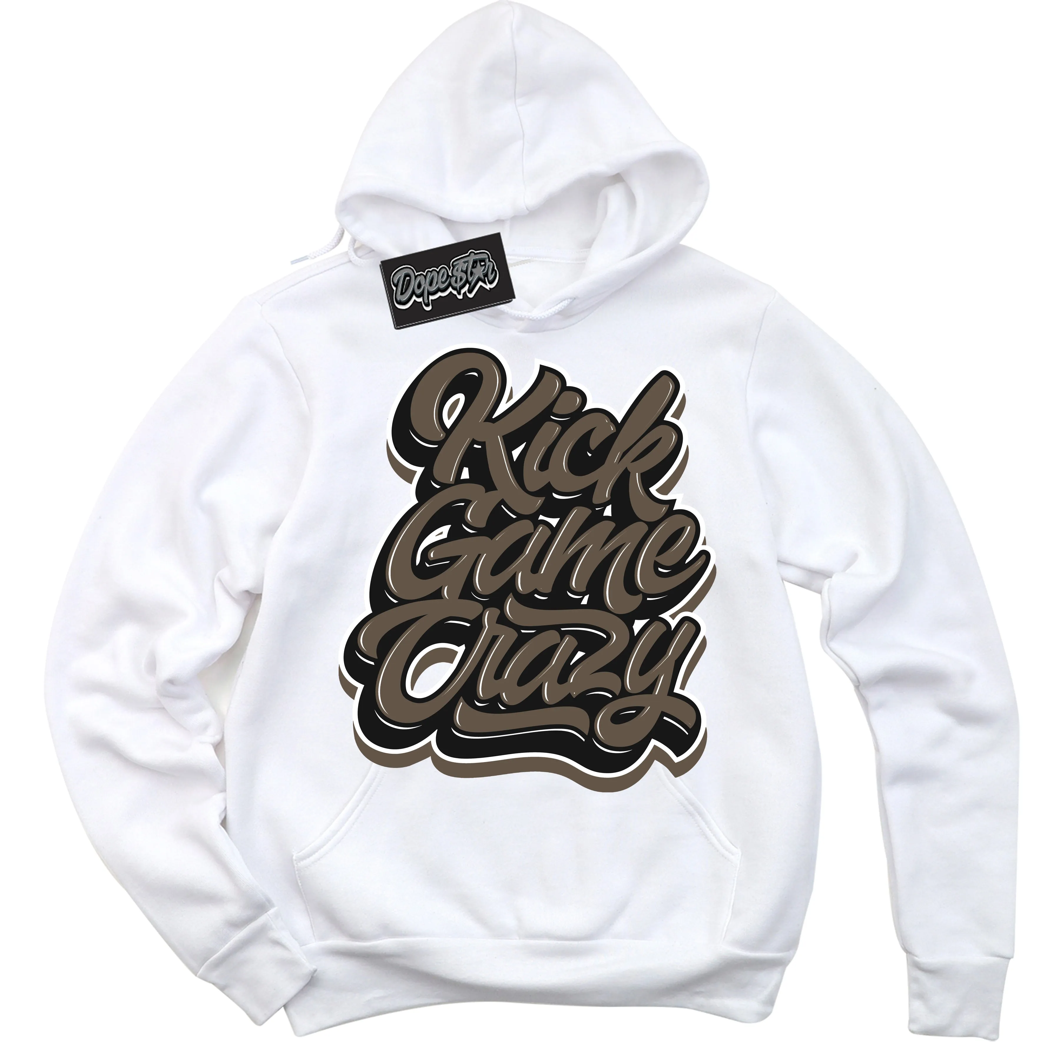Mocha Palomino 1s Sneaker Hoodie Kick Game Crazy Graphic