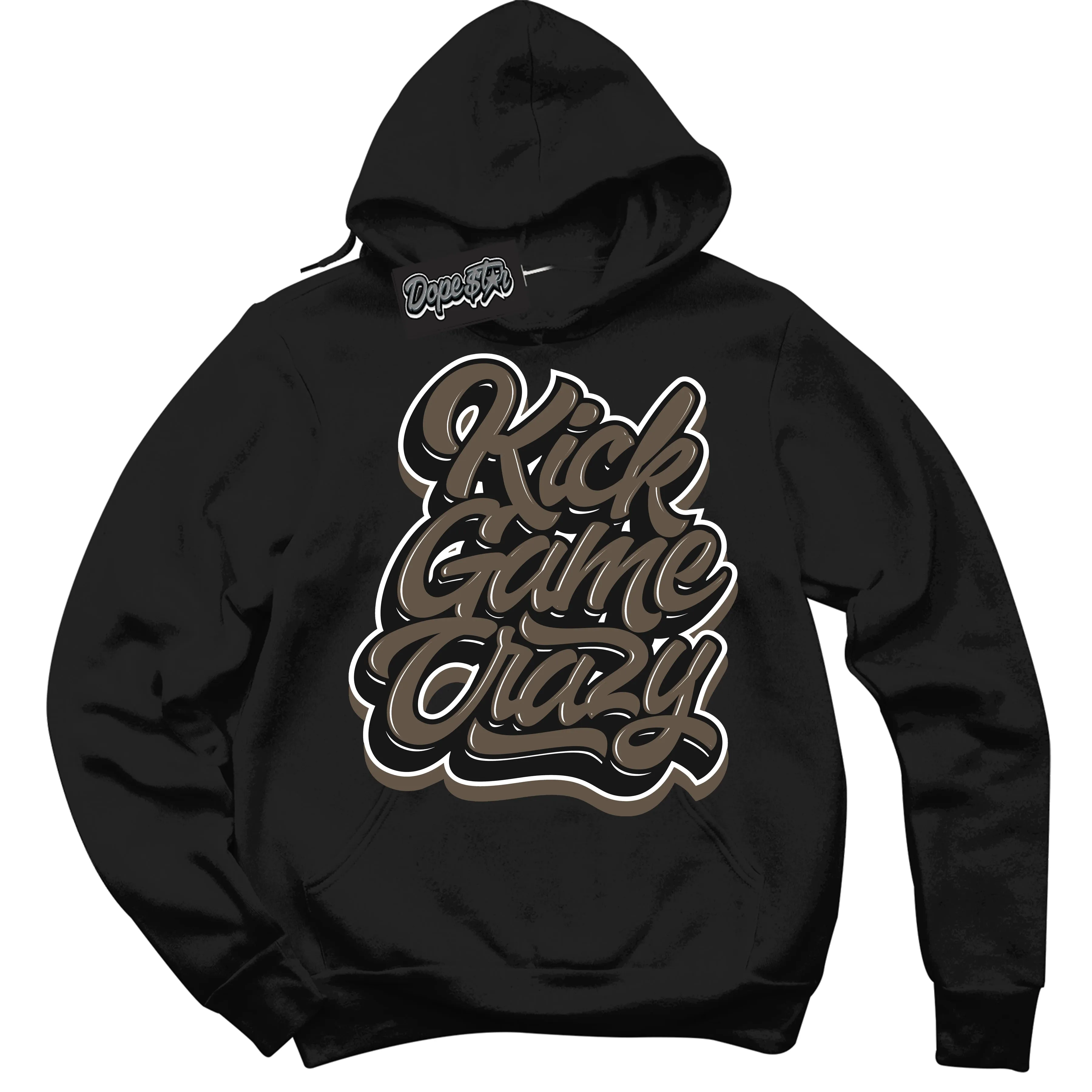 Mocha Palomino 1s Sneaker Hoodie Kick Game Crazy Graphic