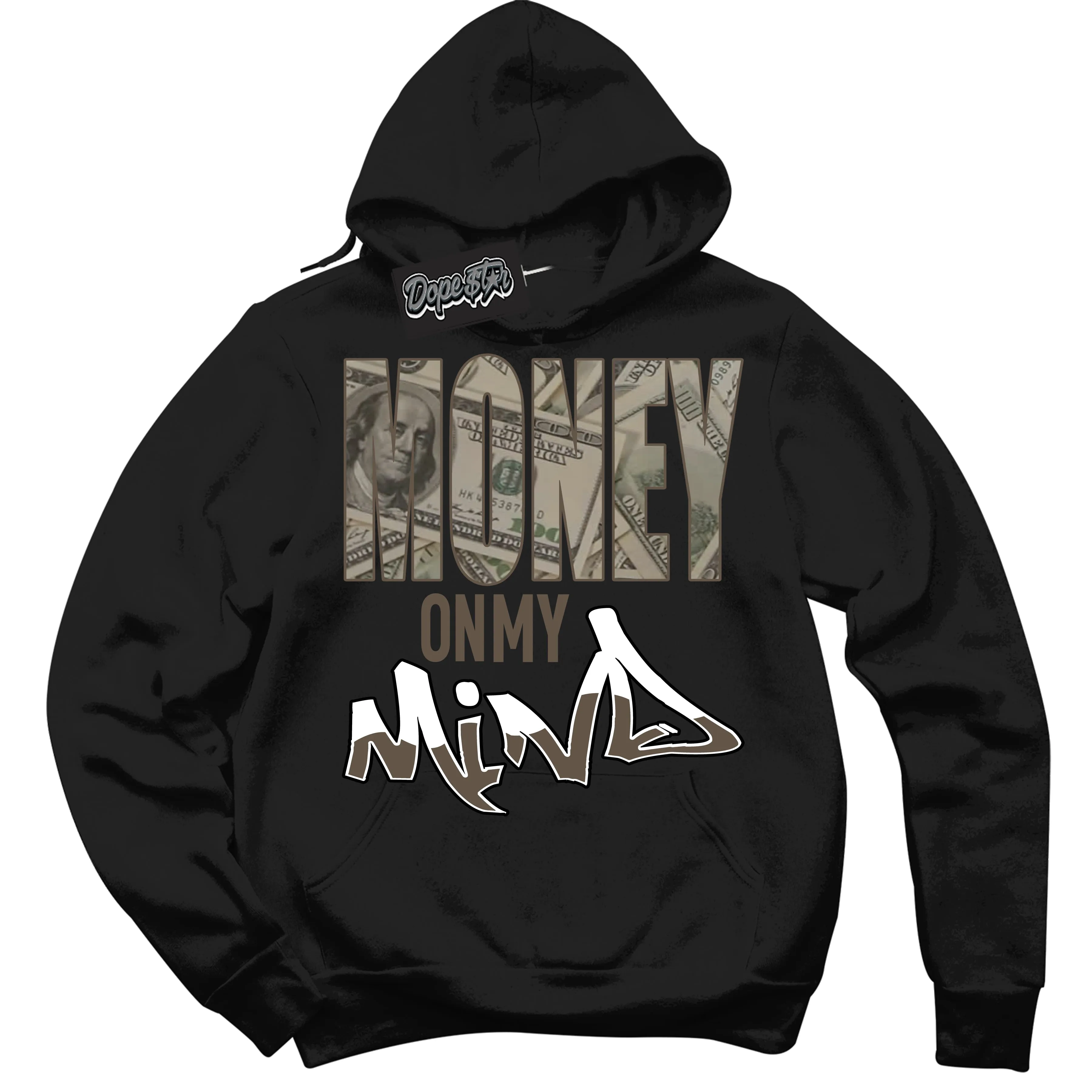 Mocha Palomino 1s Sneaker Hoodie Money On My Mind Graphic