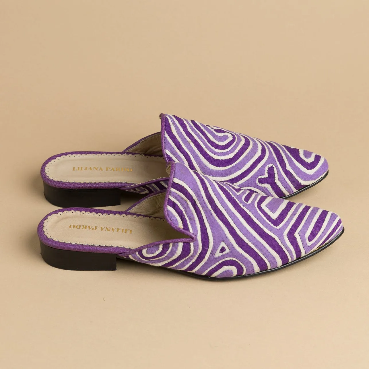 Mola Mules | Purple Tones