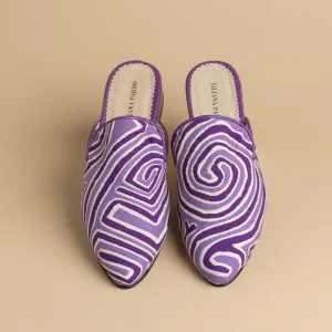 Mola Mules | Purple Tones