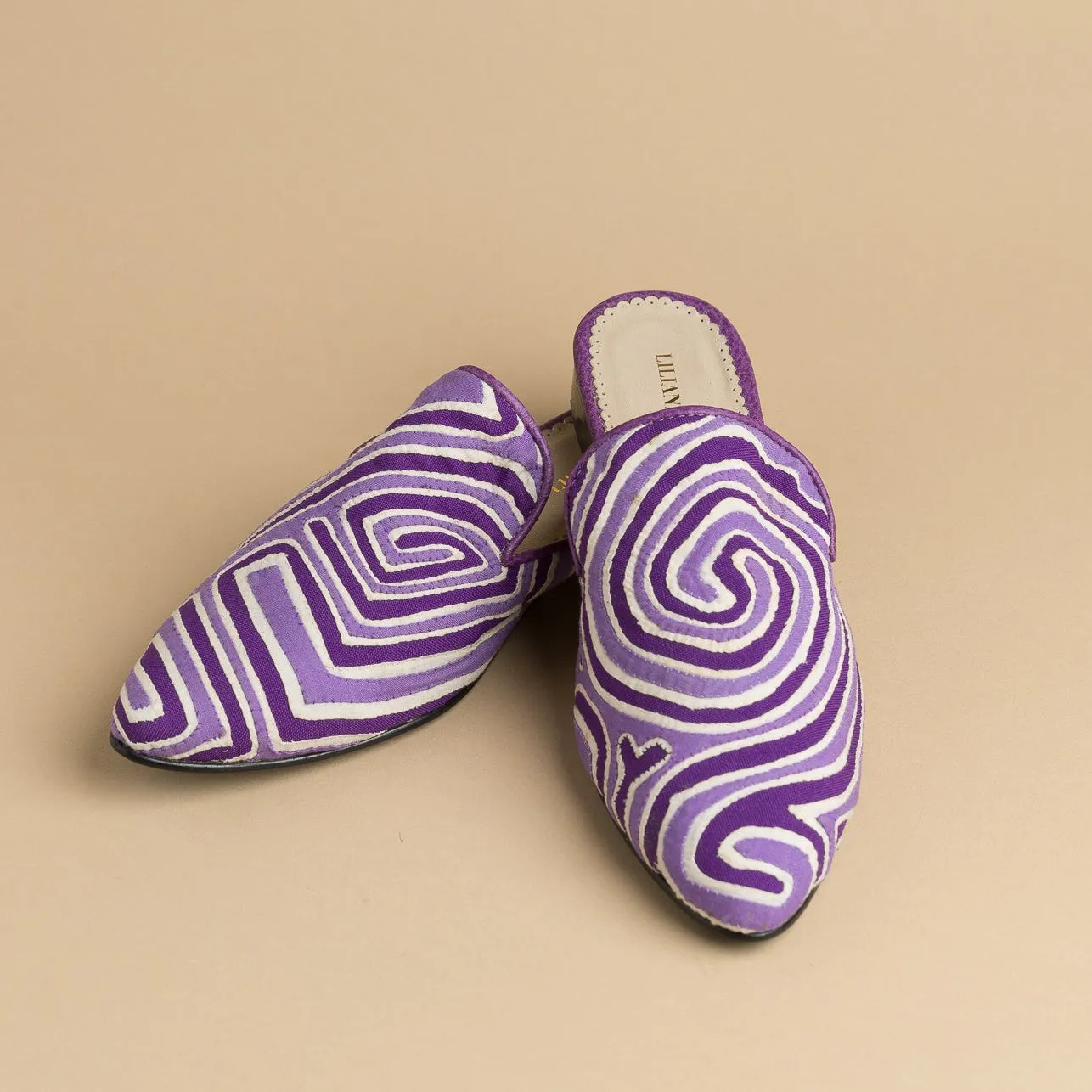 Mola Mules | Purple Tones