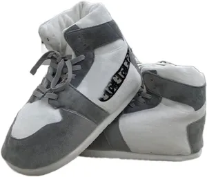 MOLERFO High Top Sneaker Slippers Unisex One-Size Ultra Comfy and Cozy House Fluffy Jordan Like Slippers for Men and Women