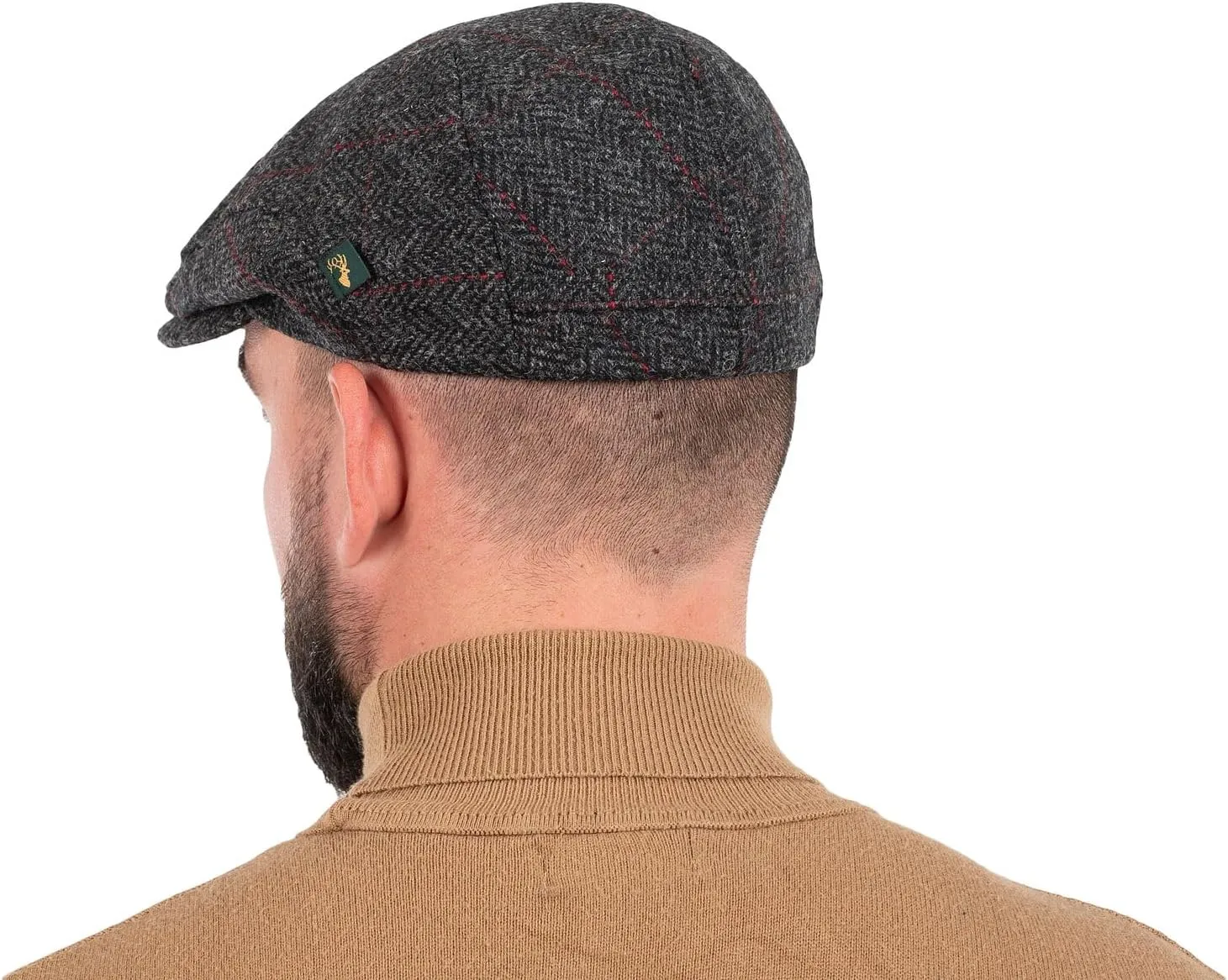 Mucros Weavers Irish Flat Cap Men Trinity Tweed Hat Driving Cap Made in Ireland