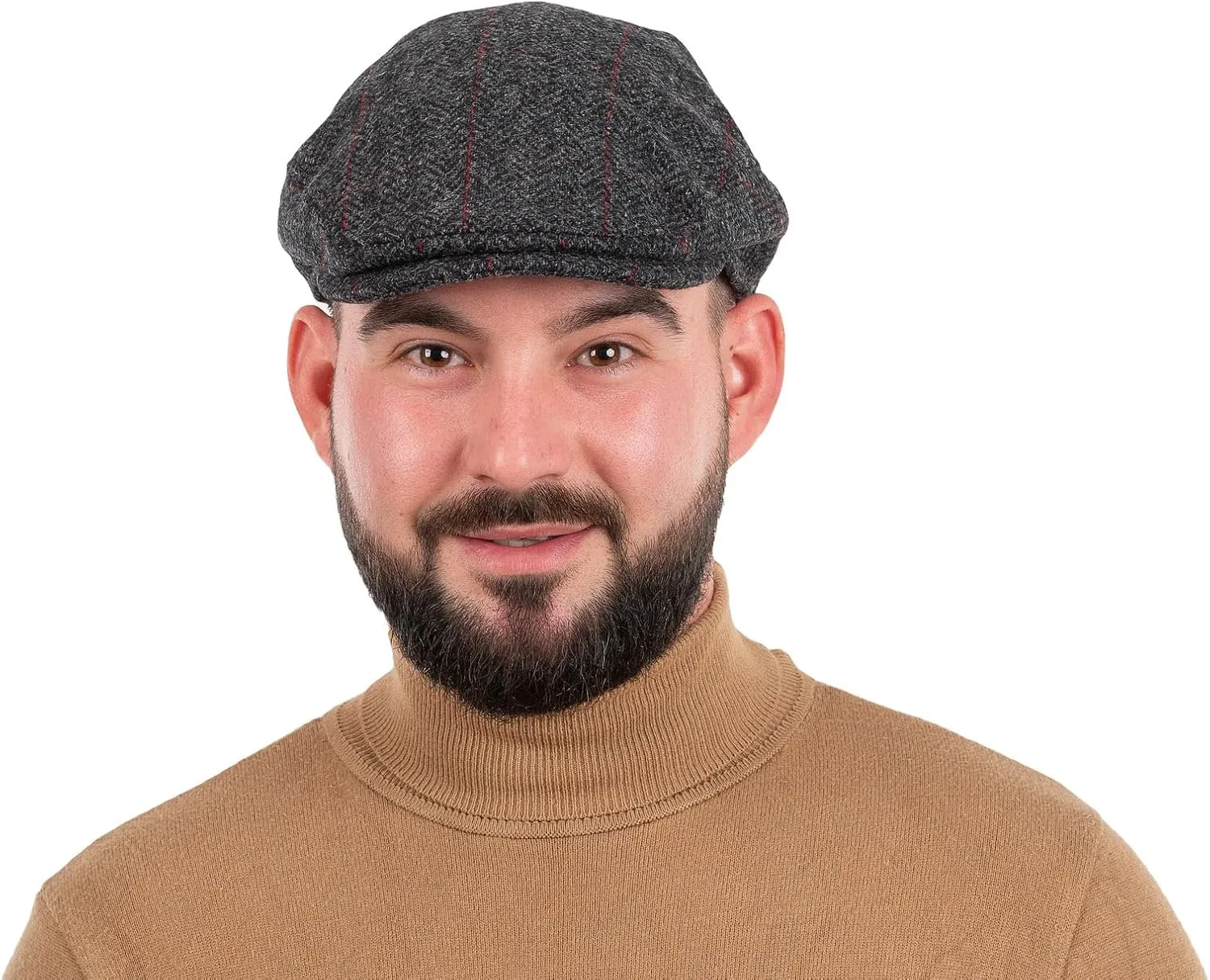 Mucros Weavers Irish Flat Cap Men Trinity Tweed Hat Driving Cap Made in Ireland