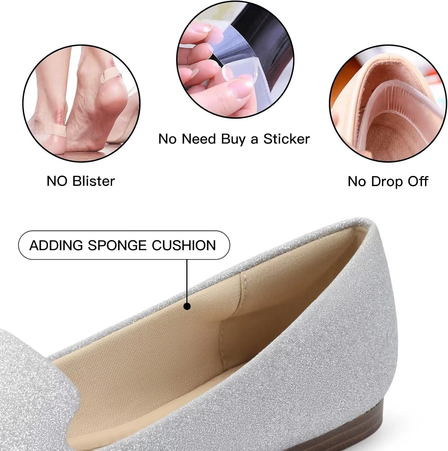 MUSSHOE Flat Shoes Women Comfortable Slip on Women's Flats
