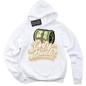 MVP White Metallic Gold Sneaker Hoodie Only Bands Graphic