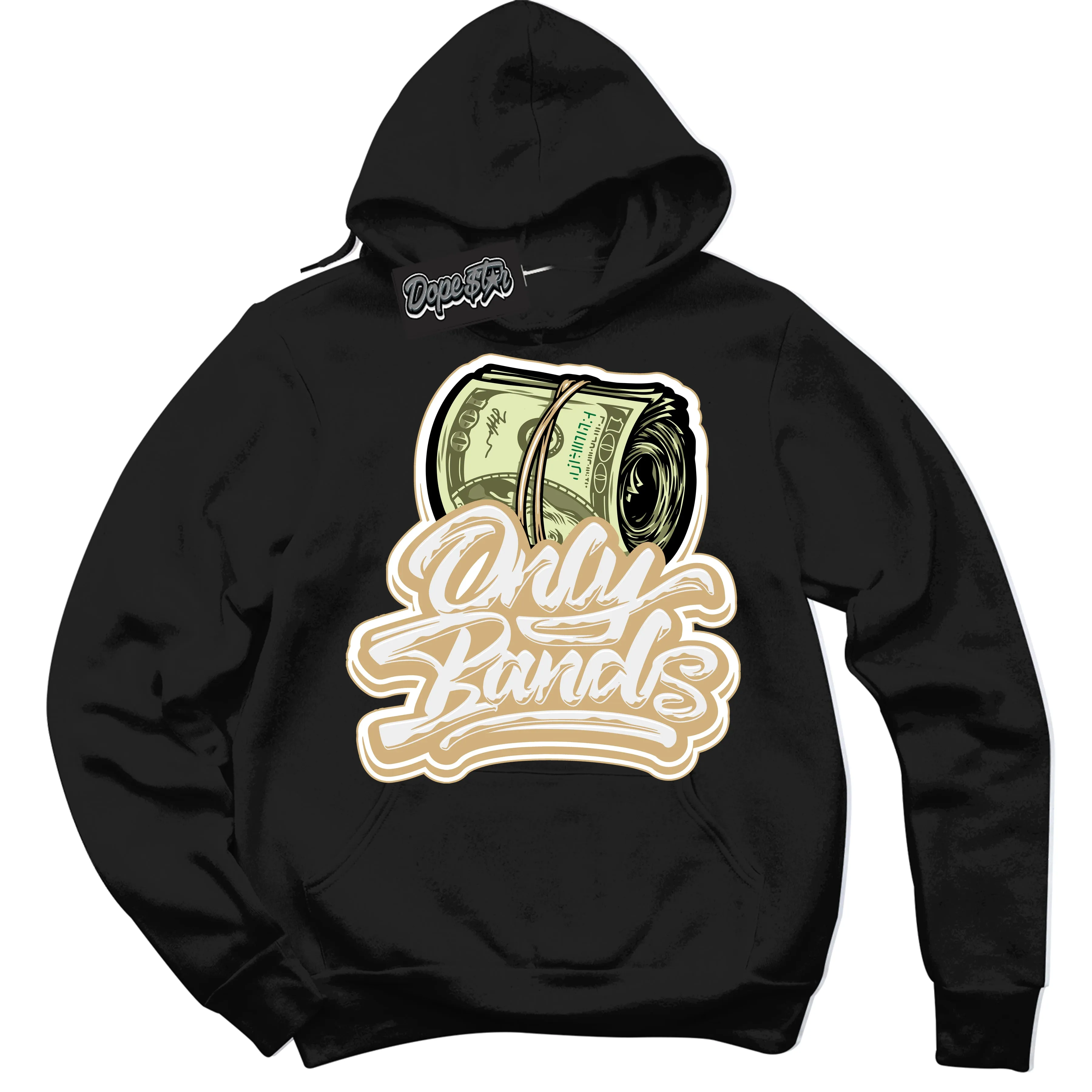 MVP White Metallic Gold Sneaker Hoodie Only Bands Graphic