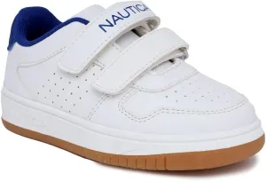 Nautica Kids' Double Strap Sneakers | Casual Athletic Shoes for Boys and Girls | Durable and Comfortable Fit for Toddlers and Little Kids