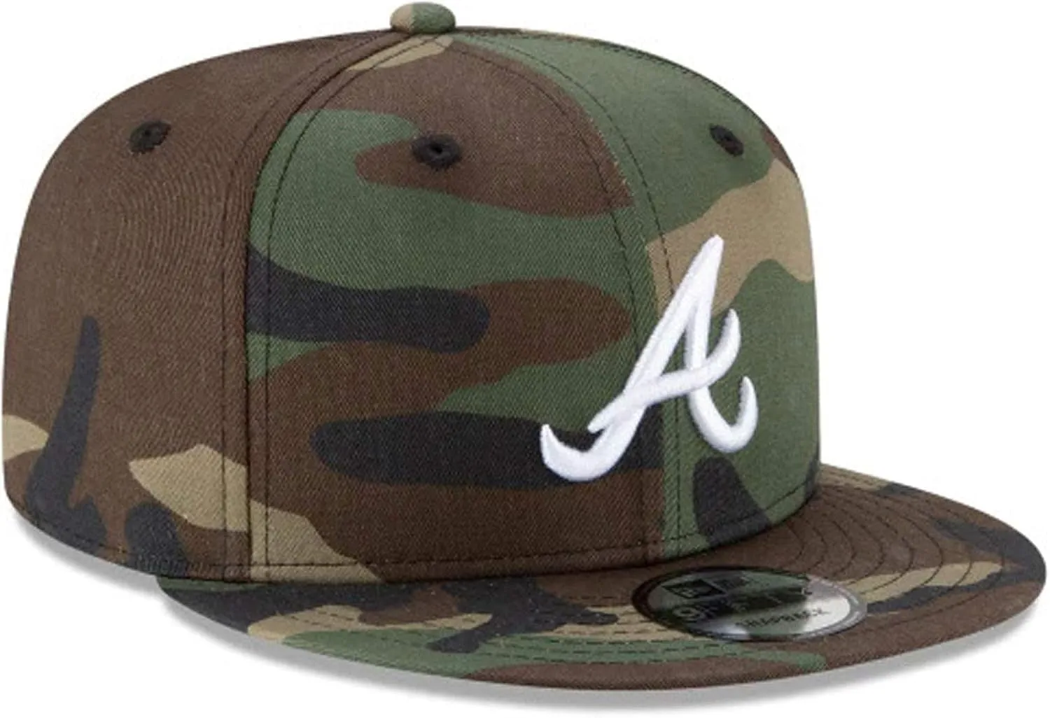 New Era Unisex-Adult MLB 9Fifty Camo Primary Logo Adjustable Snapback Hat Cap One Size Fits All
