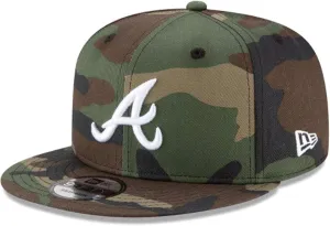 New Era Unisex-Adult MLB 9Fifty Camo Primary Logo Adjustable Snapback Hat Cap One Size Fits All
