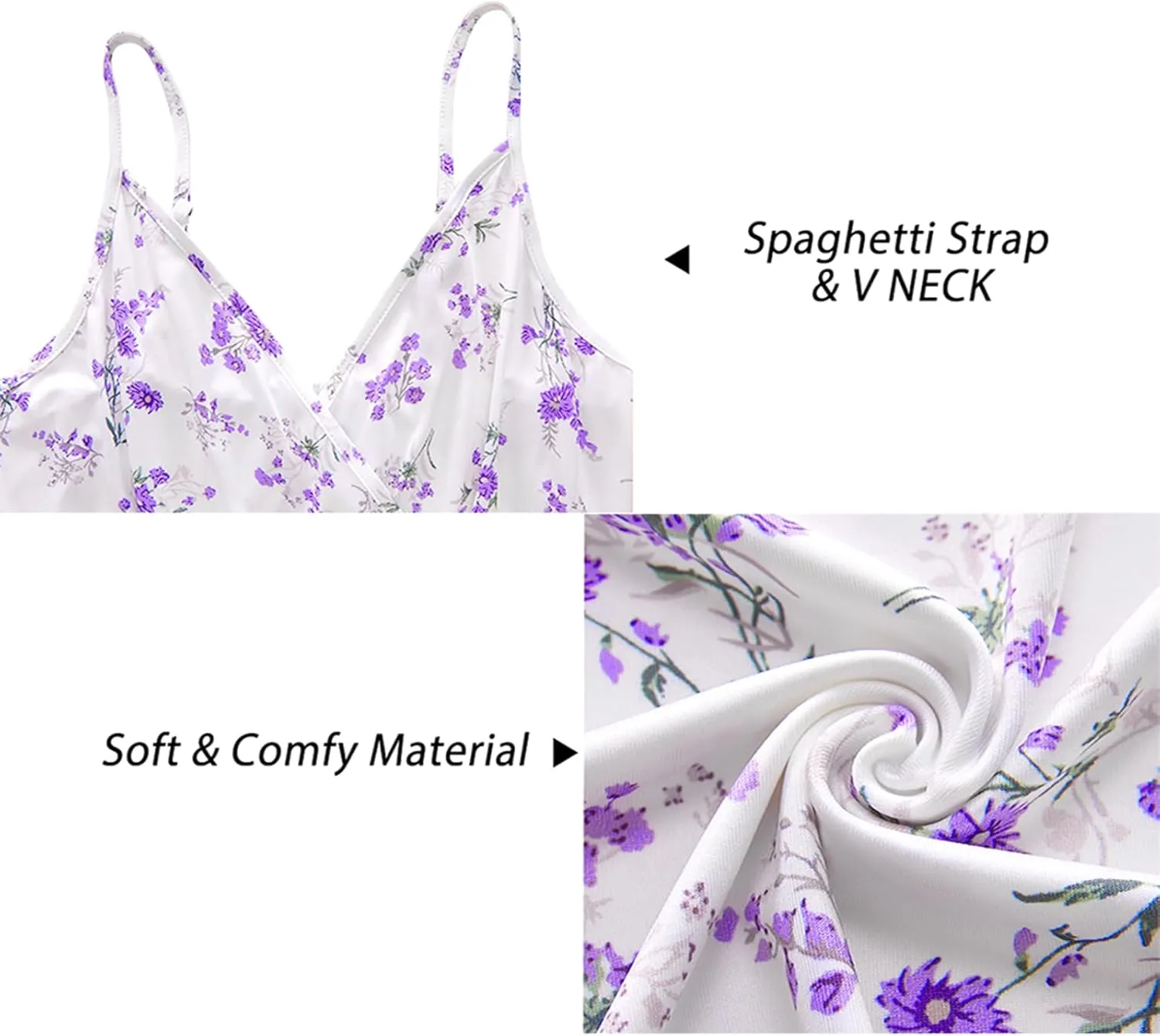 Newshows Women Summer 2025 Maxi Dress Vacation Floral Spaghetti Strap Spring Casual Boho Split Beach Long Flowy Sundress