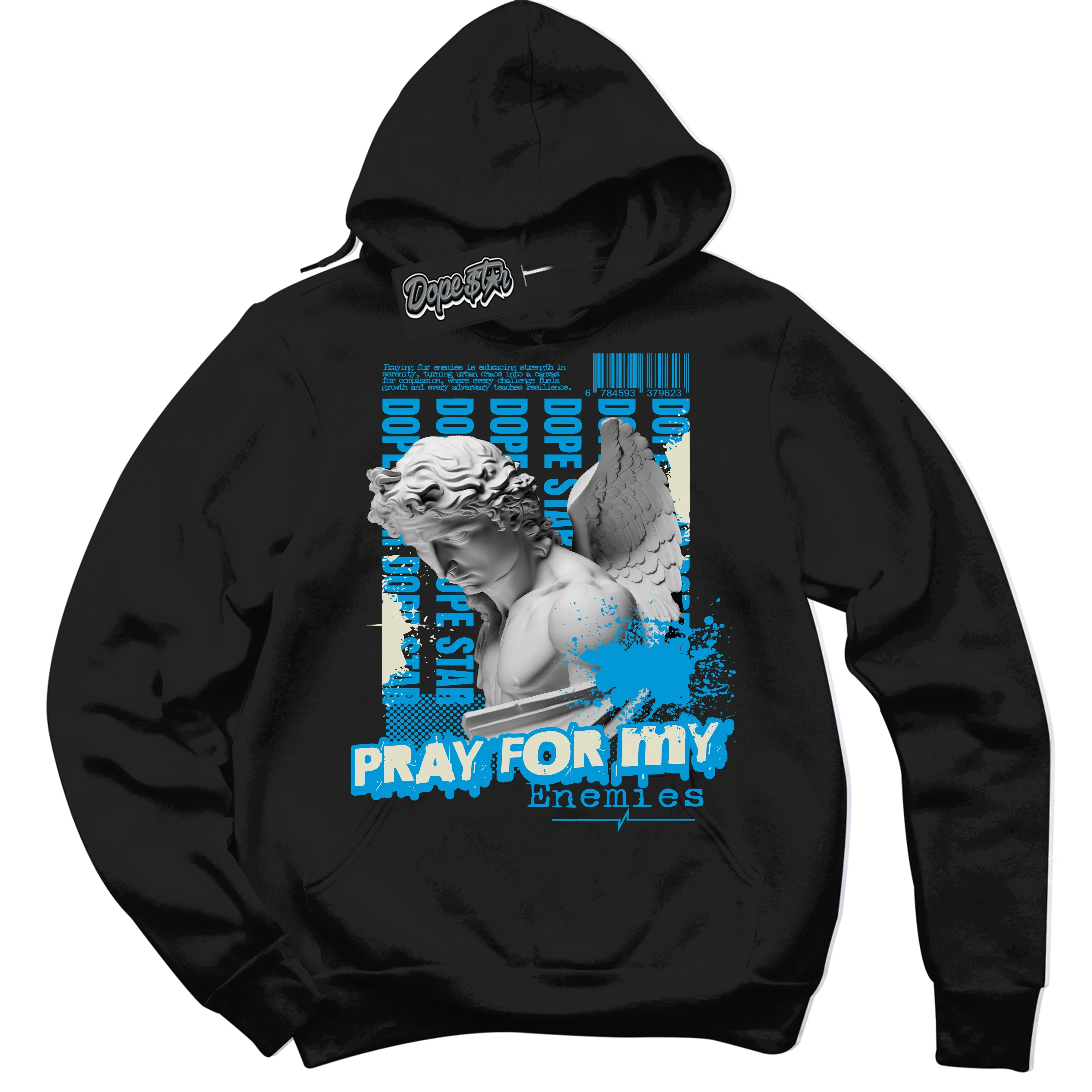 Next Nature Light Khaki Star Blue Dunk Sneaker Hoodie Pray Enemies Graphic