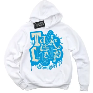 Next Nature Light Khaki Star Blue Dunk Sneaker Hoodie Talk Is Cheap Graphic