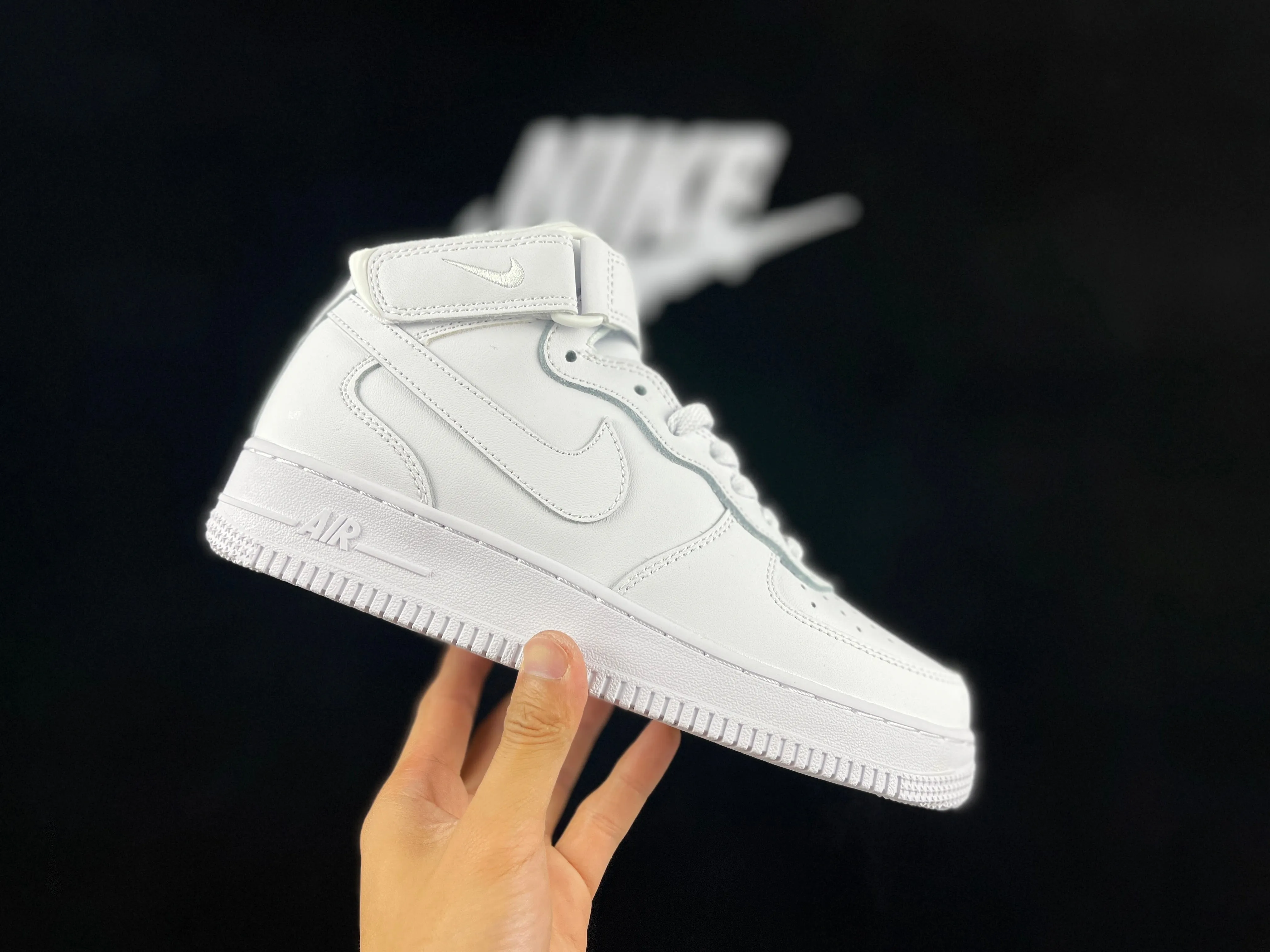 NIKE AIR Easy returns Mid "Triple FORCE White" 1 Excellent customer support