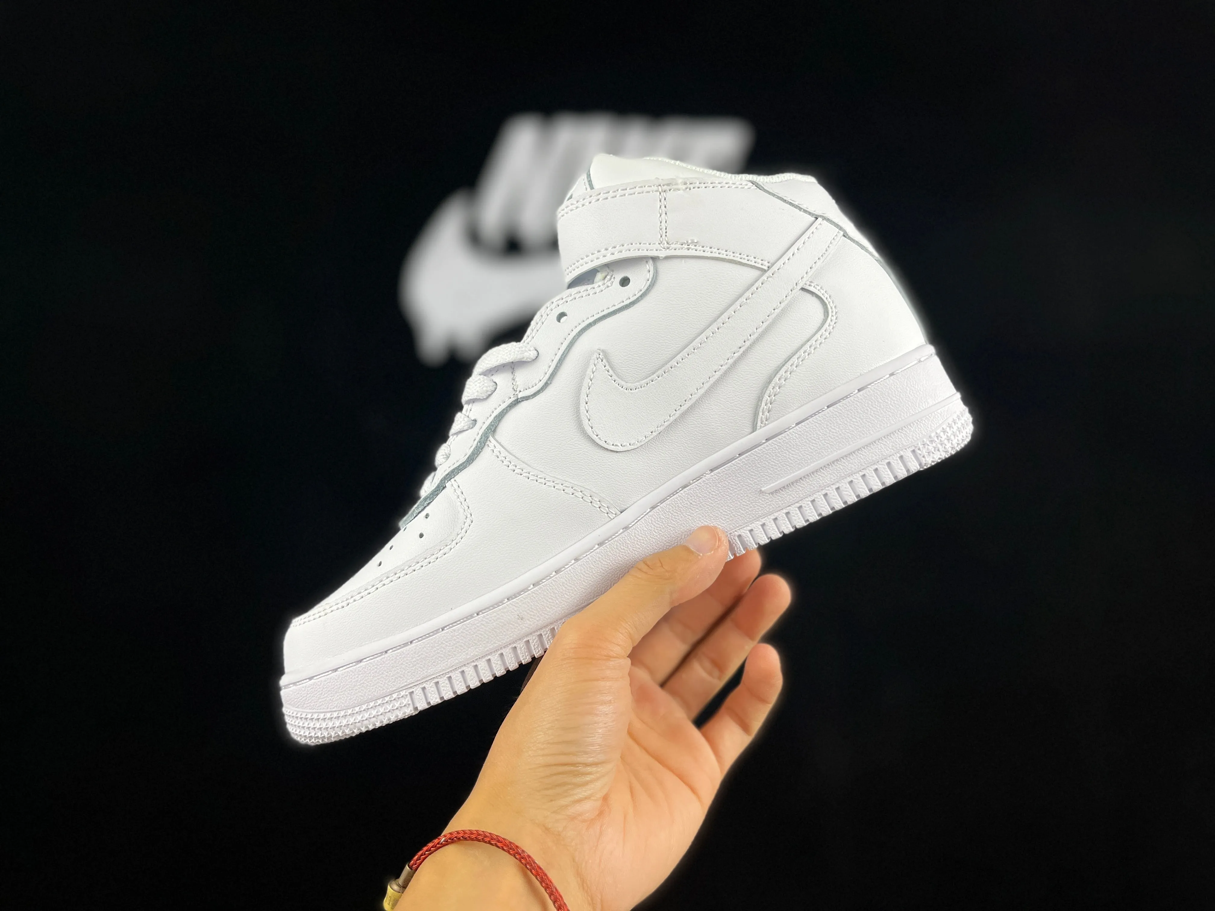 NIKE AIR Easy returns Mid "Triple FORCE White" 1 Excellent customer support