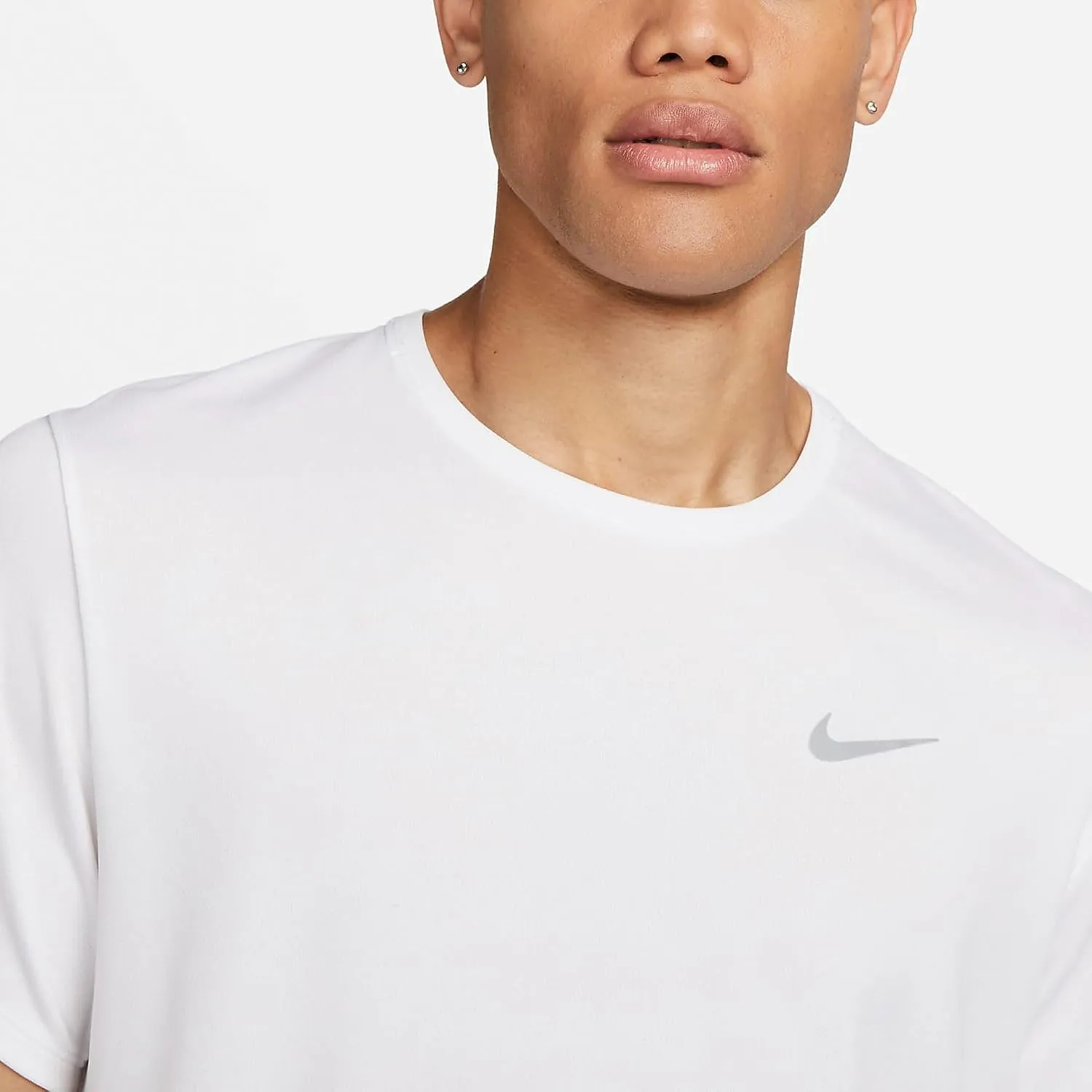 Nike Men's Miler Dri-fit Uv Short-Sleeve Running Top