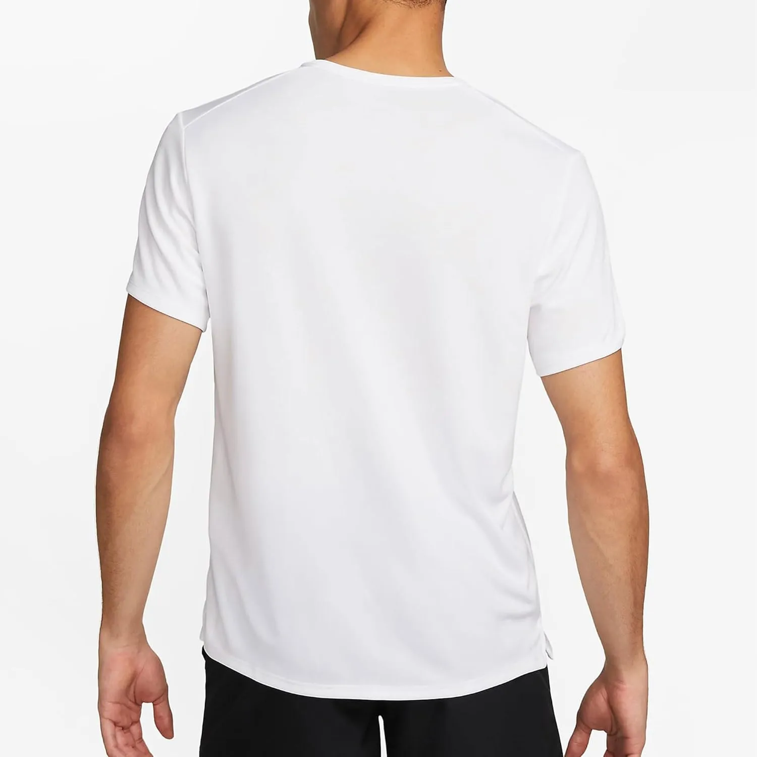 Nike Men's Miler Dri-fit Uv Short-Sleeve Running Top