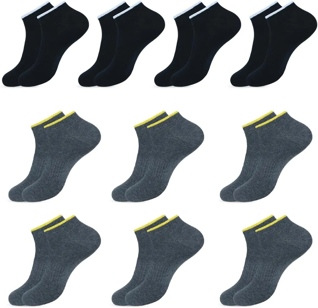 No Show Socks Womens |Pack of 10| Low Cut Ankle Non Slip Footie for Flats Sneaker Slip On Loafer Thin Summer Sock