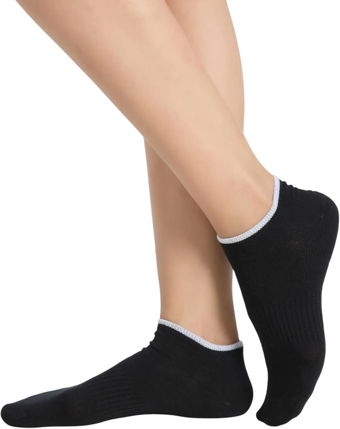 No Show Socks Womens |Pack of 10| Low Cut Ankle Non Slip Footie for Flats Sneaker Slip On Loafer Thin Summer Sock
