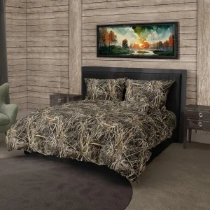 Northwest Realtree Queen Bed in a Bag Set, 1 Comforter, 1 Fitted Sheet, 1 Flat Sheet, 2 Pillowcases, All Seasons, Camo Bedding, MAX 7