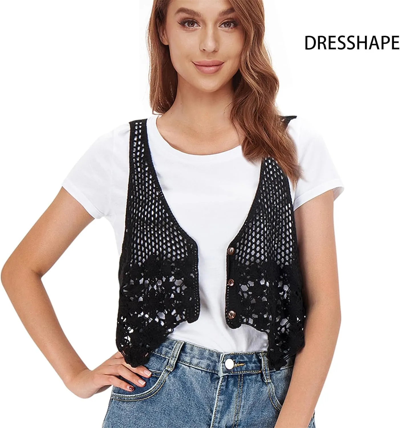 Open Front Knit Sheer Cardigans Summer Boho Lightweight Shrugs