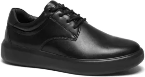 OrthoComfoot Men's Orthopedic Leather Dress Walking Shoes: Comfortable Plantar Fasciitis Sneakers with Arch Support for, Orthotic Casual Business Work Shoes for Foot and Heel Pain Relief